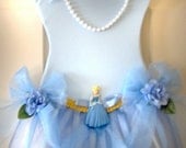Cinderella Hair Bow Holder Hairbow Disney Princess Gown Tutu Boutique Custom SaLe