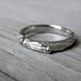 Twig Wedding Band Set, Recycled Gold