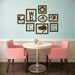 Alice in Wonderland Vinyl Wall Decal Frames Kit with Customized Initial