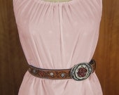 Dolly Bow Blouse - Pink - Western Rodeo Cowgirl Pinup Southwestern