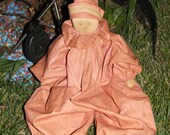 1920s  painted cloth clown doll vintage