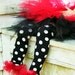 Feb Blow out sale Minnie Bunny Legs - Girls ruffled tutu leg warmers - Perfect for crawling babys 6m to girls 6x approx 12" long
