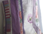 Completly Gift Wrapped in a Bag in repurposed Lilac Fabrics