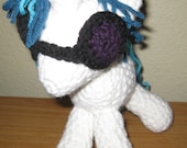 Vinyl Scratch (DJ Pon3) - My Little Pony Friendship is Magic Amigurumi Crocheted MLP Plush Doll