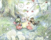 Mr. Toad's Birthday Party 8 X 10 Print