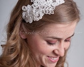 Lace Headband, Bridal Headband - Sabrina