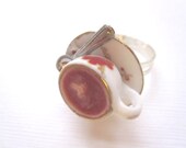 Beautiful Fall Tea Cup Ring