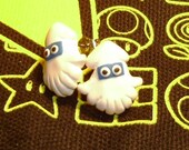 Blooper squid mario bad guy stud earrings