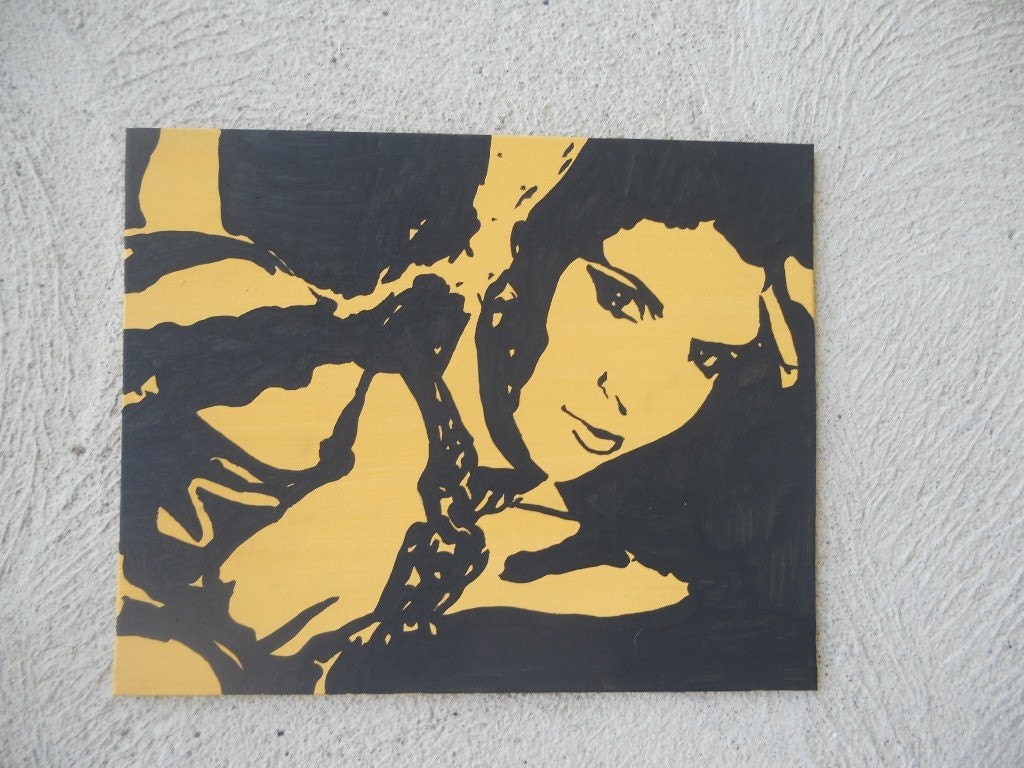 Custom Made to Order - Princess Leia Pop Art Painting - 14x18