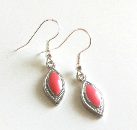 Dainty Coral Earrings