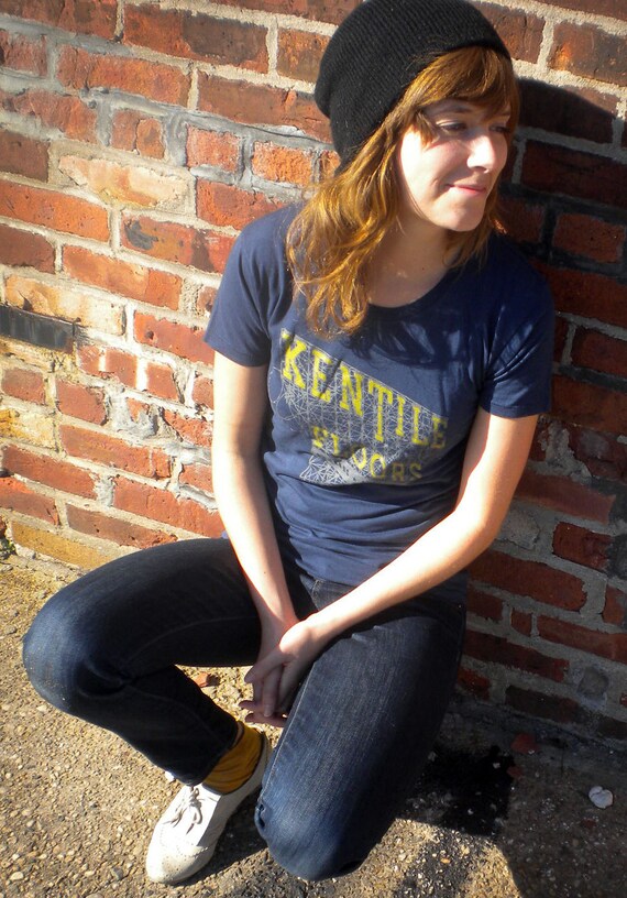 Women's Brooklyn T-Shirt - Kentile Floors Sign in Blue - S, M, L