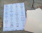 Extra Coupon Organizer Divider Cards - packs of 10