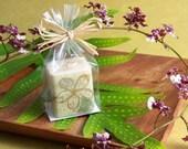 Plumeria Candle Frangipani Frangrance Votive Ivory White Wedding Party Gift Favor Hawaiian Tropical Made in Hawaii