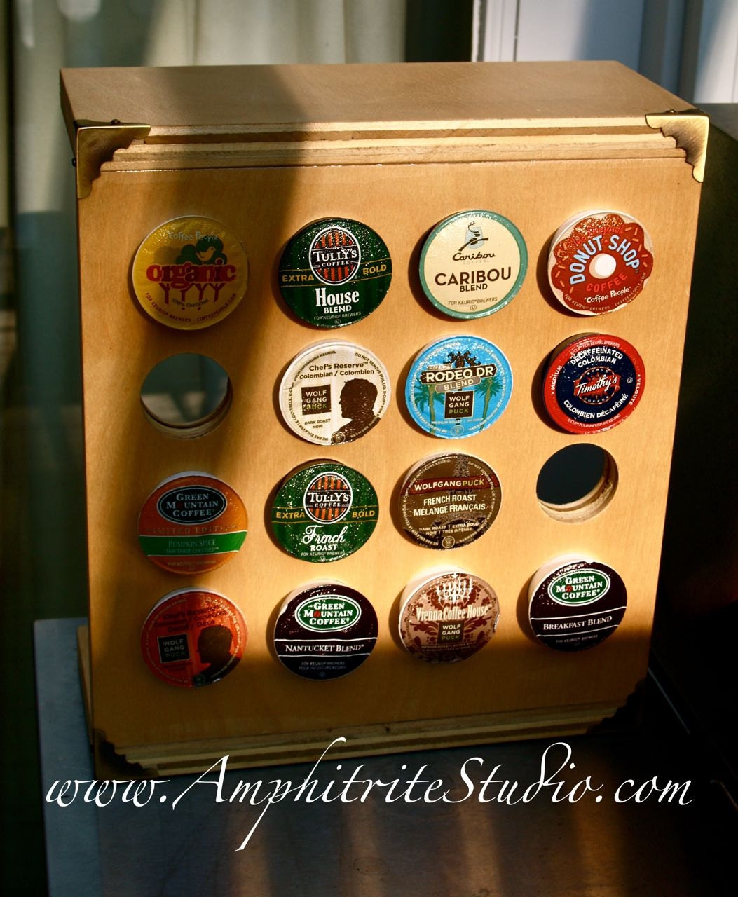 Keurig K-Cup Holder, Reclaimed Wood