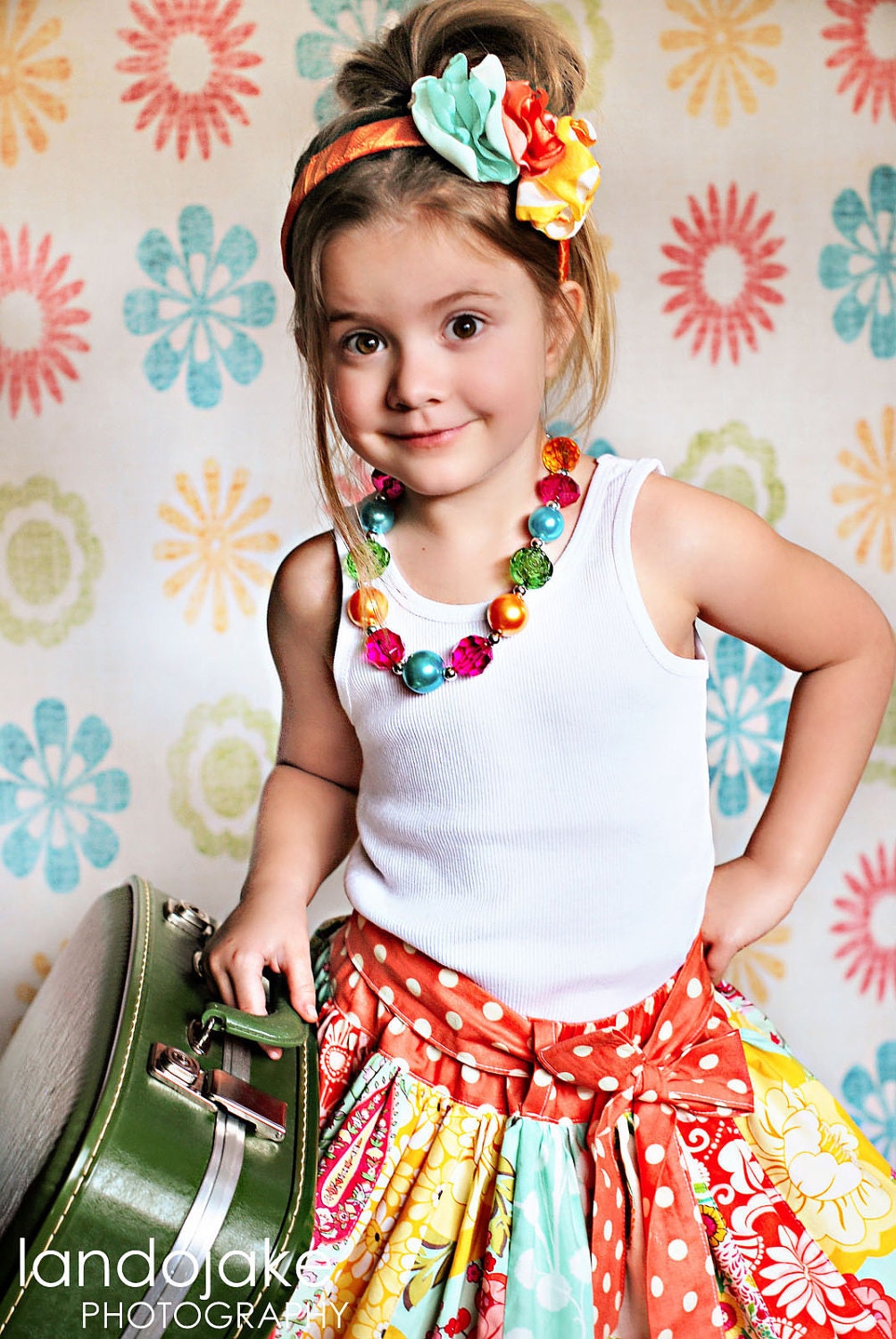 M2M Twylah & Shylah Skirts by Corinna Couture Chunky Necklace for girls