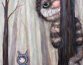 Wild Things in the Woods giclee print - children's wall art