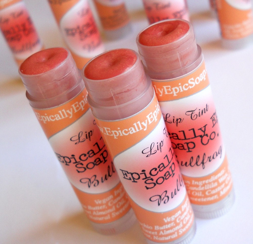 Bullfrog Cherry-Peach Epic Vegan Lip Tint