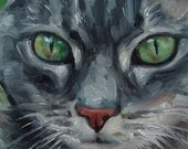 Purrrrrrfect Pets, custom oil Portrait Painting of YOUR Pets, 8x10 inches