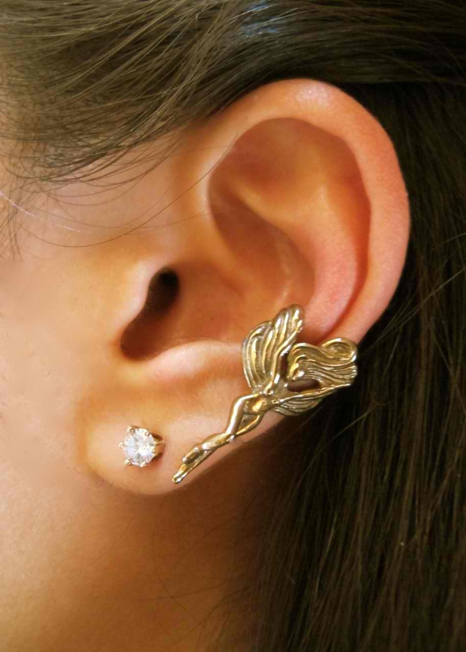 Bronze Fairy Ear Cuff