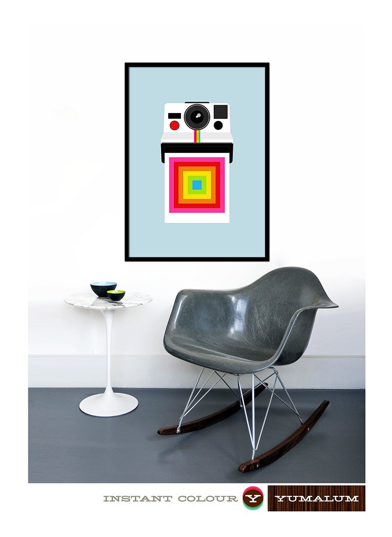 Polaroid poster print - Instant Colour - 50 x 70 cm large photography poster