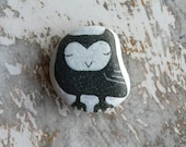 Beach Glass Owl