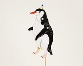 DIY Paper Puppet - Penguin