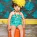 HAUTE CHILD in the CITY yellow headband for fun special occassions, portraits, birthdays, parties, gifts, dress up