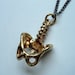 3D Bronze Human Pelvis Necklace - Moon Raven Designs