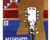 Ole Mississippi Print by binglishART