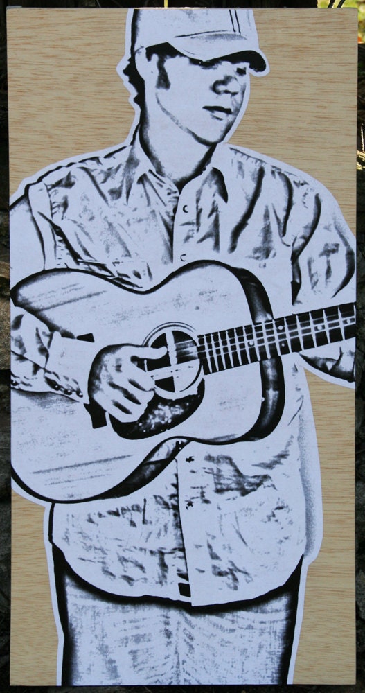 Man Playing Guitar Original Art