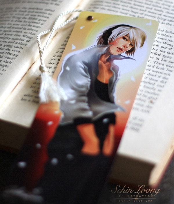 Sexy Boyfriend Bookmark. asian korean chinese kpop jpop boy bishounen