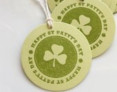 Happy St Patty's Day Tags - Set of 8 - Shamrock Gift Tags St Patricks Day Favor Tags Il_170x135