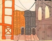 CA & NY - 8 x 10 Illustration Print