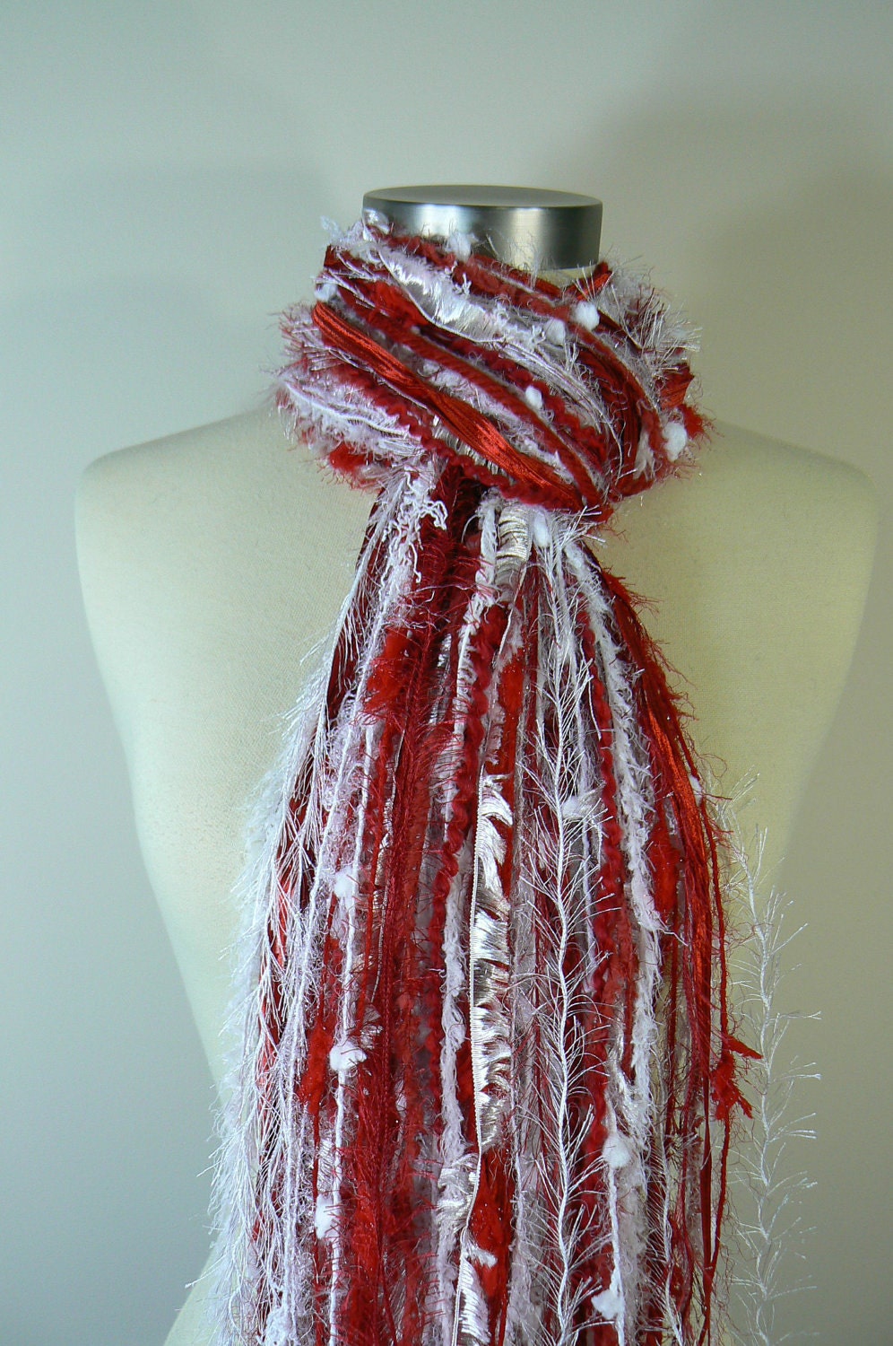 University of Oklahoma Sooners - College Scarf -  Red and White