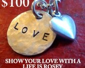 100 dollar Gift Certificate for Life is Rosey: Jewelry that Speaks - A great Gift for Him or Her