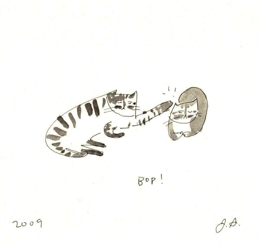 Cat Art- Bop