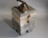 YOI FUTAN - Good Burden - Pet Urn of Cast Stone, Copper, and Iron - Urn - keepsake