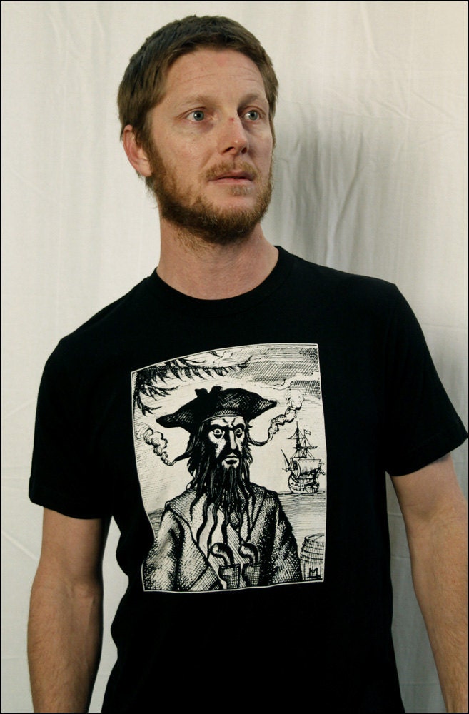 Blackbeard mens shortsleeve tshirt