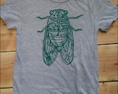 Cicada Mens Heathered Gray tshirt