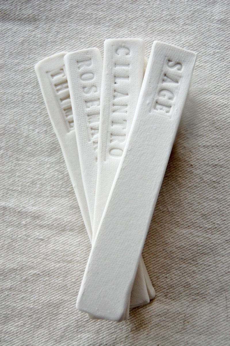 Herb Garden Stakes - Set of 4