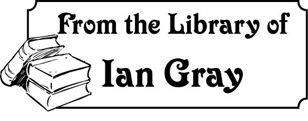 Teacher Gift  From the Library of ... Custom  Rubber Stamp