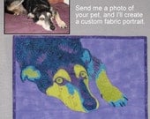Custom Quilted Portrait of your Pet from Your Photograph
