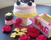 CAKE BAKERY - Instant Pattern Download - Felt Food Cupcake and Cakes Decorating Kit