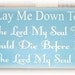 Now I lay me down to sleep... primitive wood sign