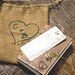 Personalized Engraving Wooden Coptic Guestbook