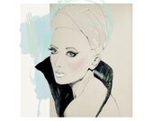 FASHION ILLUSTRATION, pale, cream, nude, mint, makeup