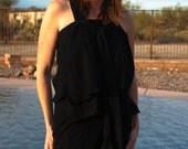 Maternity Clothes-Nouveau Nursing Cover Sun Dress/Pacifier Holder & Wipe Cloth-PREMIUM-Baby On the Outside Cover Up-Choose Your Color