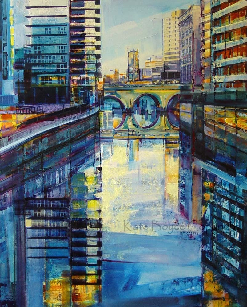 The River Irwell, Manchester UK  ( Archival Print Size 3 )