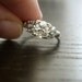 Vintage Edwardian Platinum Diamond Engagement Ring (Reserved for Liam)