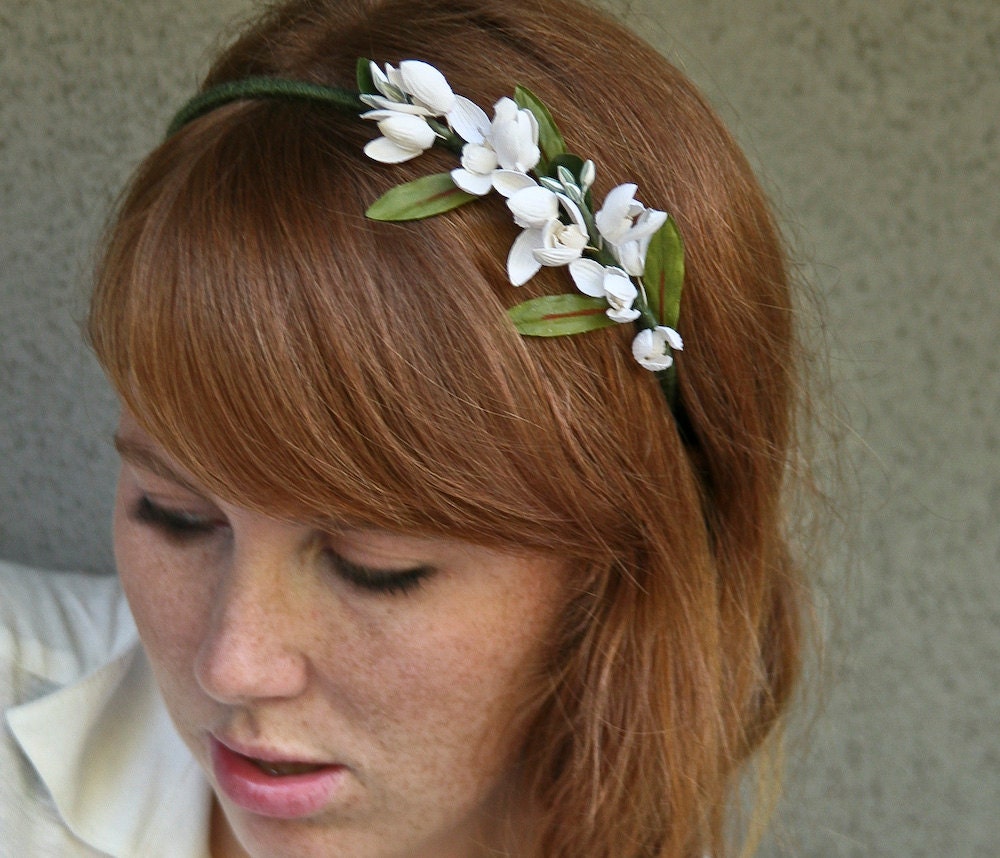 Vintage flower headband